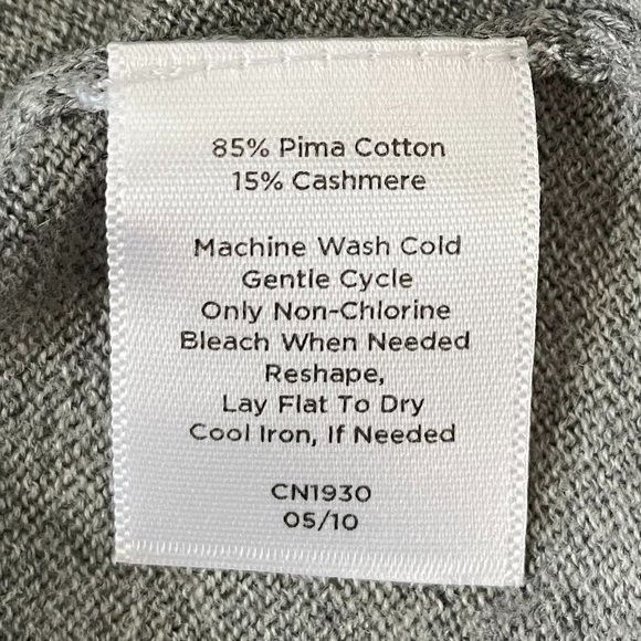 NWT Talbots Grey V-Necks Sweater Size S - Picture 4 of 7